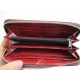 Teakleaf Zip Surround Red Large Wallet Vegan